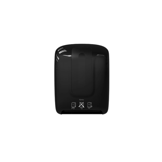 Distributrice Noir Manuelle Sans Contact Pour Papier Mains