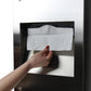 Combo distributeur de papier à plis multiples et poubelle 18L