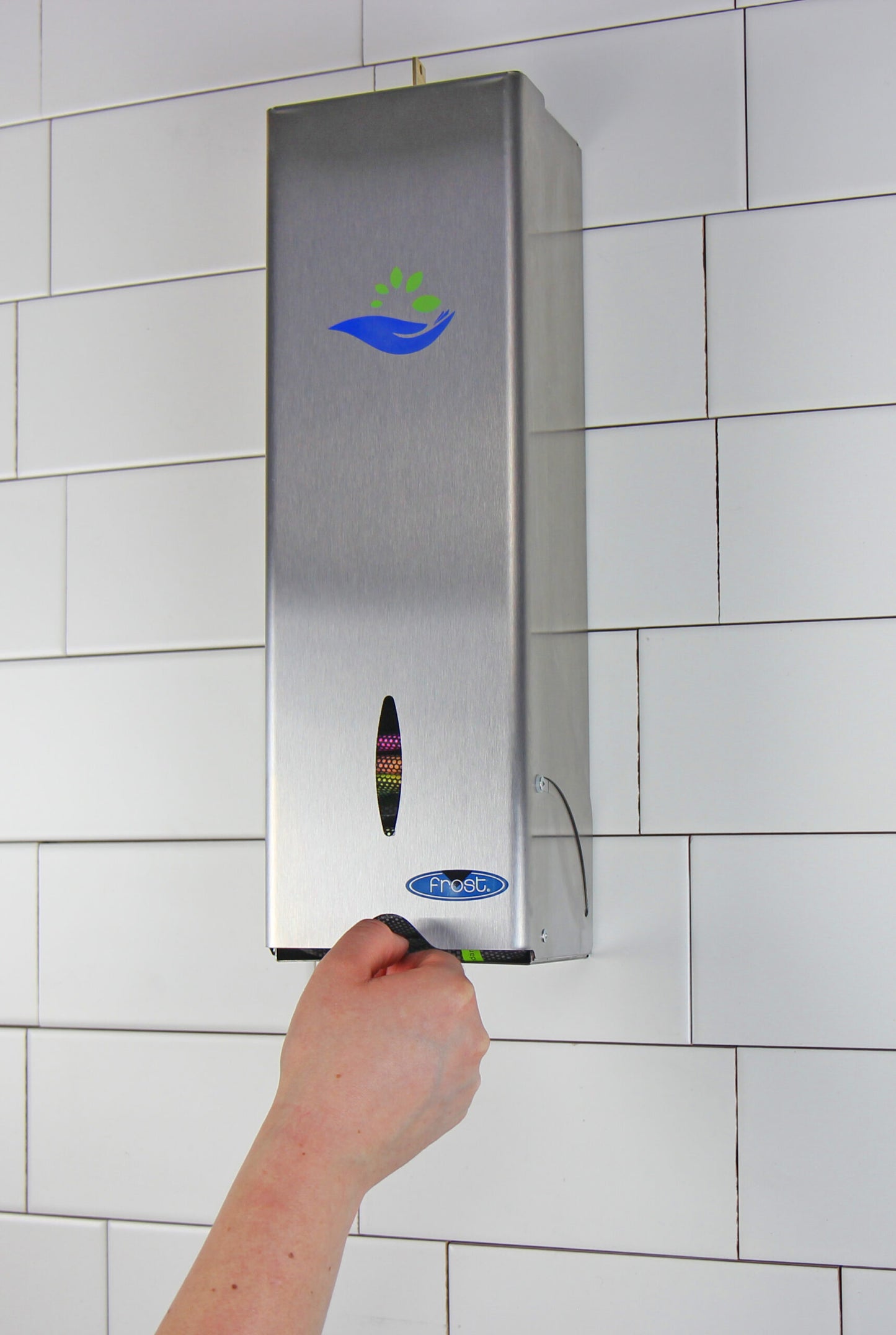 Distributeur de serviettes hygiéniques pour commerce – montage en surface