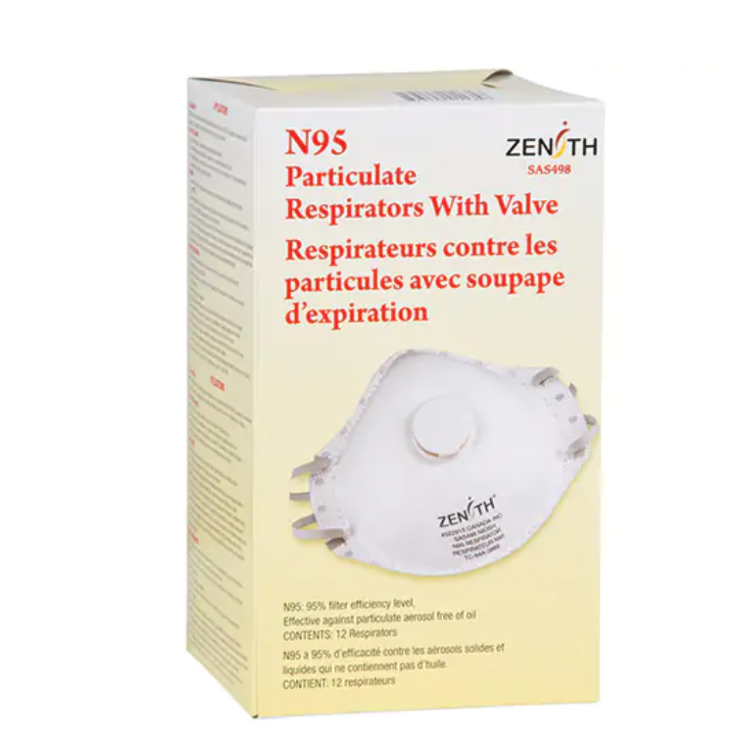 Respirateur contre les particules, N95, Certifié NIOSH, Moyen/grand