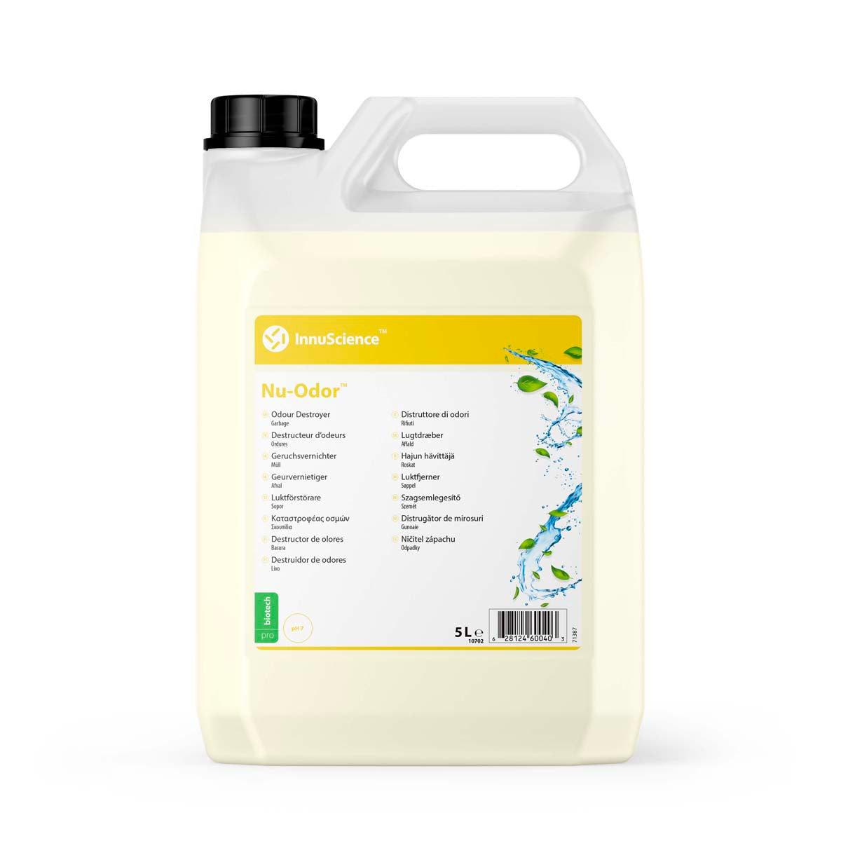 Nu-Odor - Éliminateur d'odeurs biotechnologique pour déchets et matières organiques