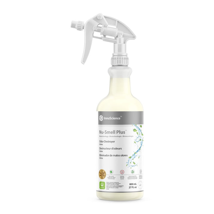 Nu-Smell Plus  Éliminateur d'odeurs biotechnologique pour odeurs d'urine et de matières fécales