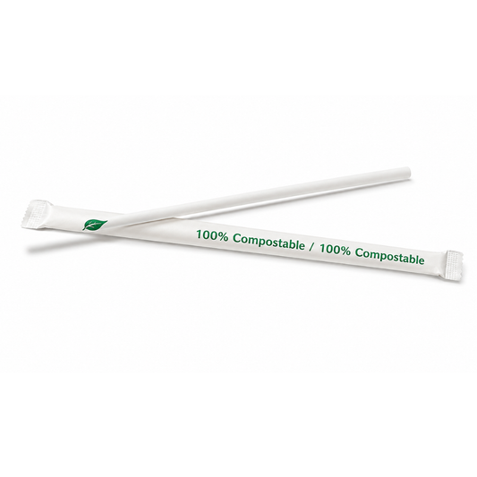 Paille compostable 8" Pure Bamboo - 100/boite