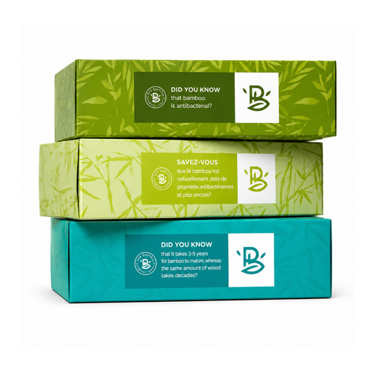 Papier mouchoir Pure Bamboo 2 plis 100 feuilles 30 caisses/boite