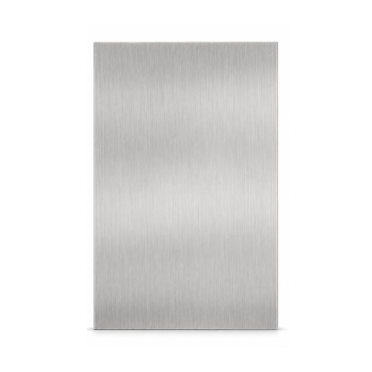 Plaque de protection murale antibactérienne en acier inoxydable