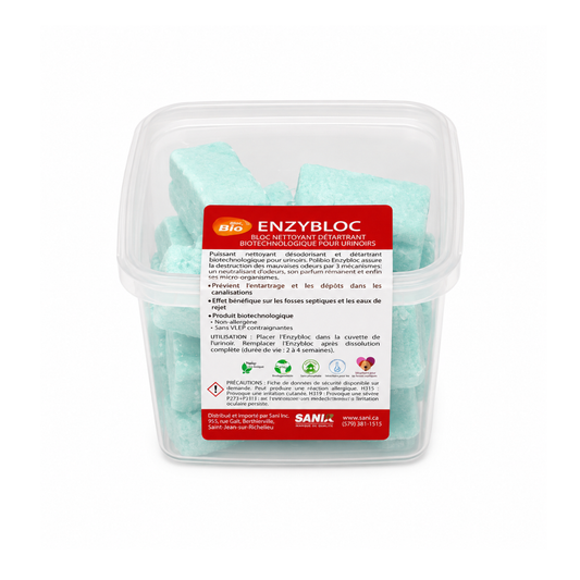 Polbio Enzybloc pour toilettes et urinoirs Biotechno 12/boîte