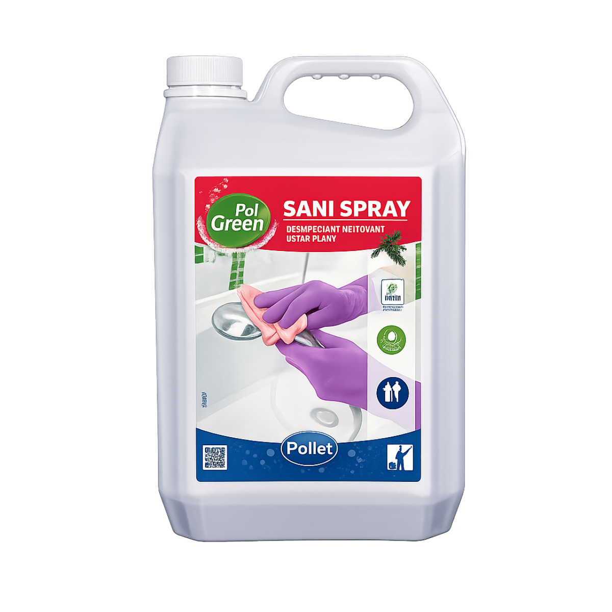 Polgreen Sani Spray 4L Détartrant Déxoxydant PAE