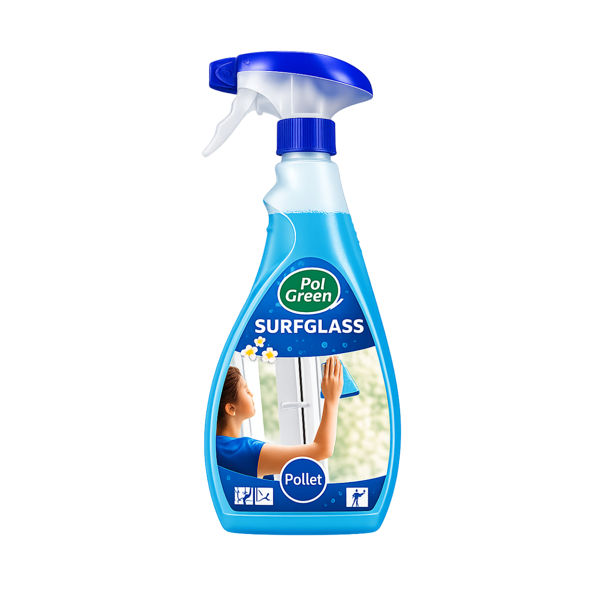 Polgreen Surfglass Nettoyant Pour Vitre et Plexiglass 750ML