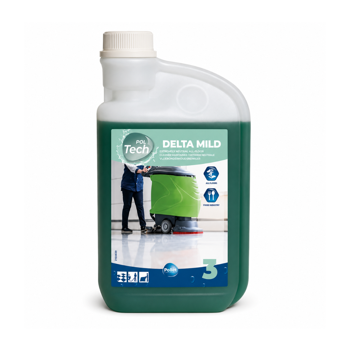 Poltech Delta Mild Nettoyant Neutre 1L