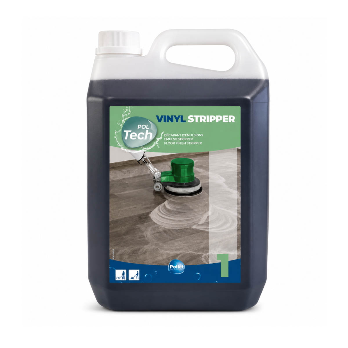 Poltech Vinyl Stripper Décapant Surpuissant 5L