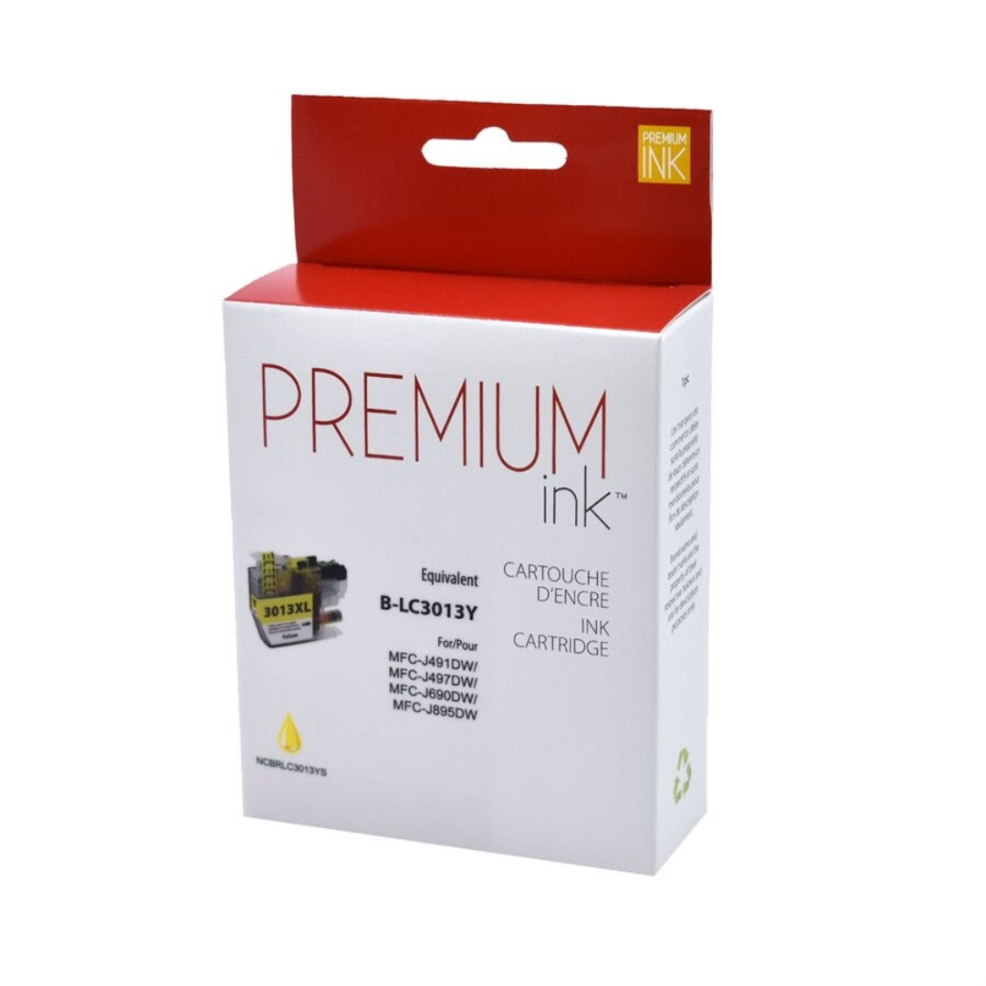 Brother LC3013XL Pigment Jaune Encre Premium Alternative