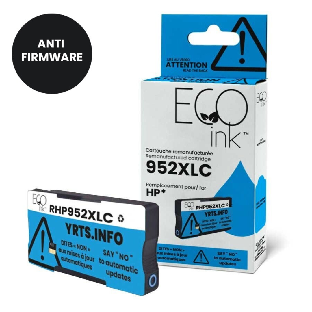 HP No.952XL L0S61AN Cyan Remanufacturée EcoInk YRTS 1.6K