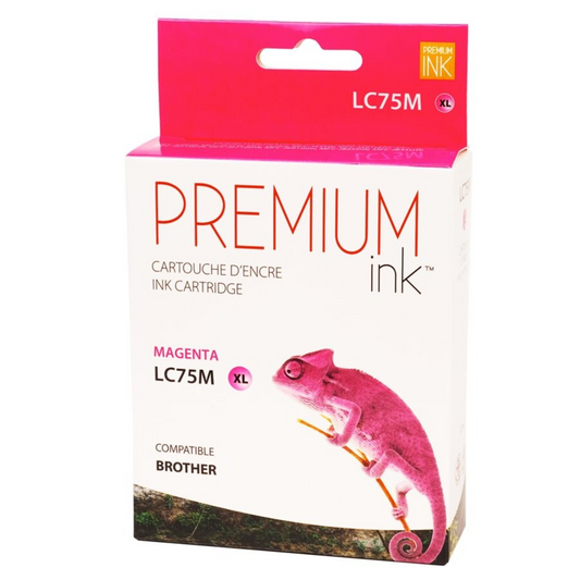 Brother LC75XL Encre Premium Magenta Alternative