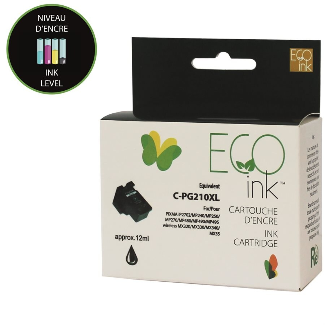 Canon PG210 XL Reman Noir EcoInk