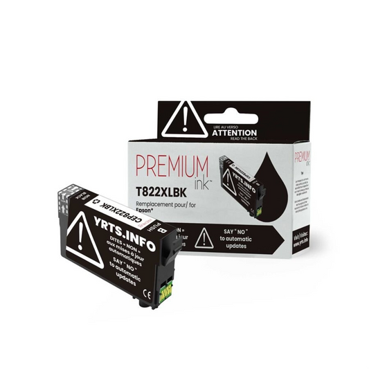 Encre compatible Epson T822XL120 Premium YRTS Noire