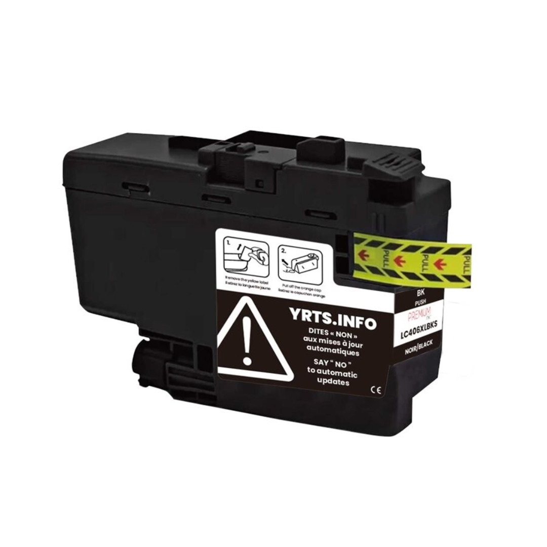 Brother LC406XLBKS Alternative Premium Ink Pigment Black 6K