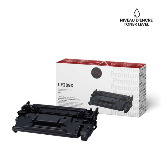 HP CF289X Comp Premium Tone YRTS (avec niveau de toner) 10K