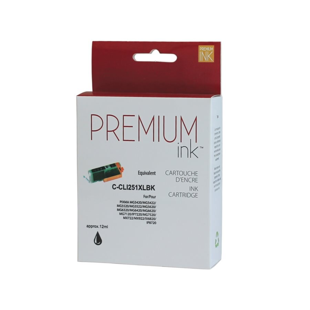 Canon CLI-251XL Encre Noire Alternative Premium