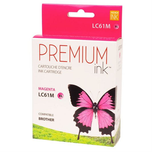 Encre Magenta Premium Alternative Brother LC61XL