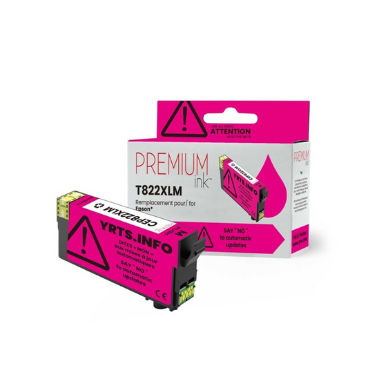 Encre Magenta Compatible Premium Epson T822XL320 YRTS
