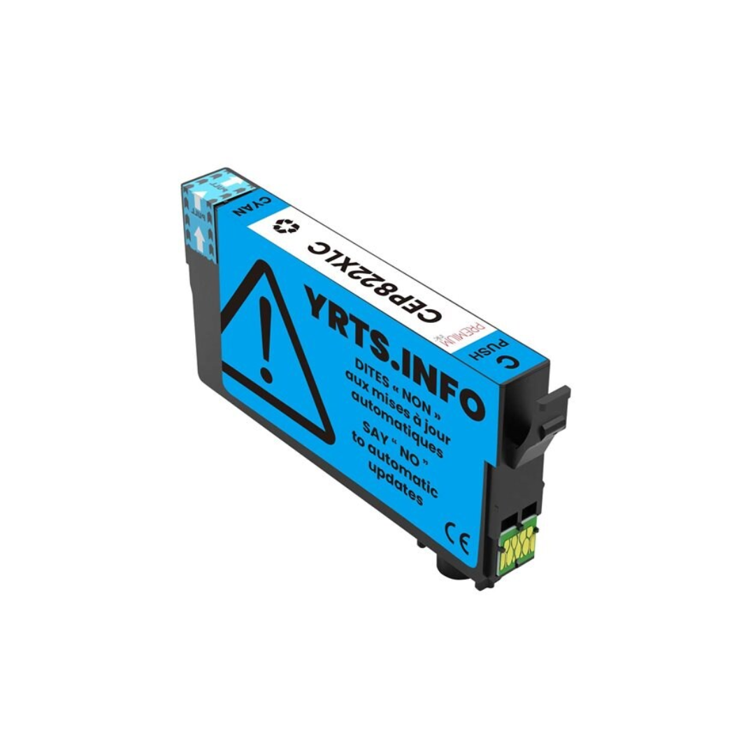 Encre compatible Epson T822XL220 Premium YRTS Cyan