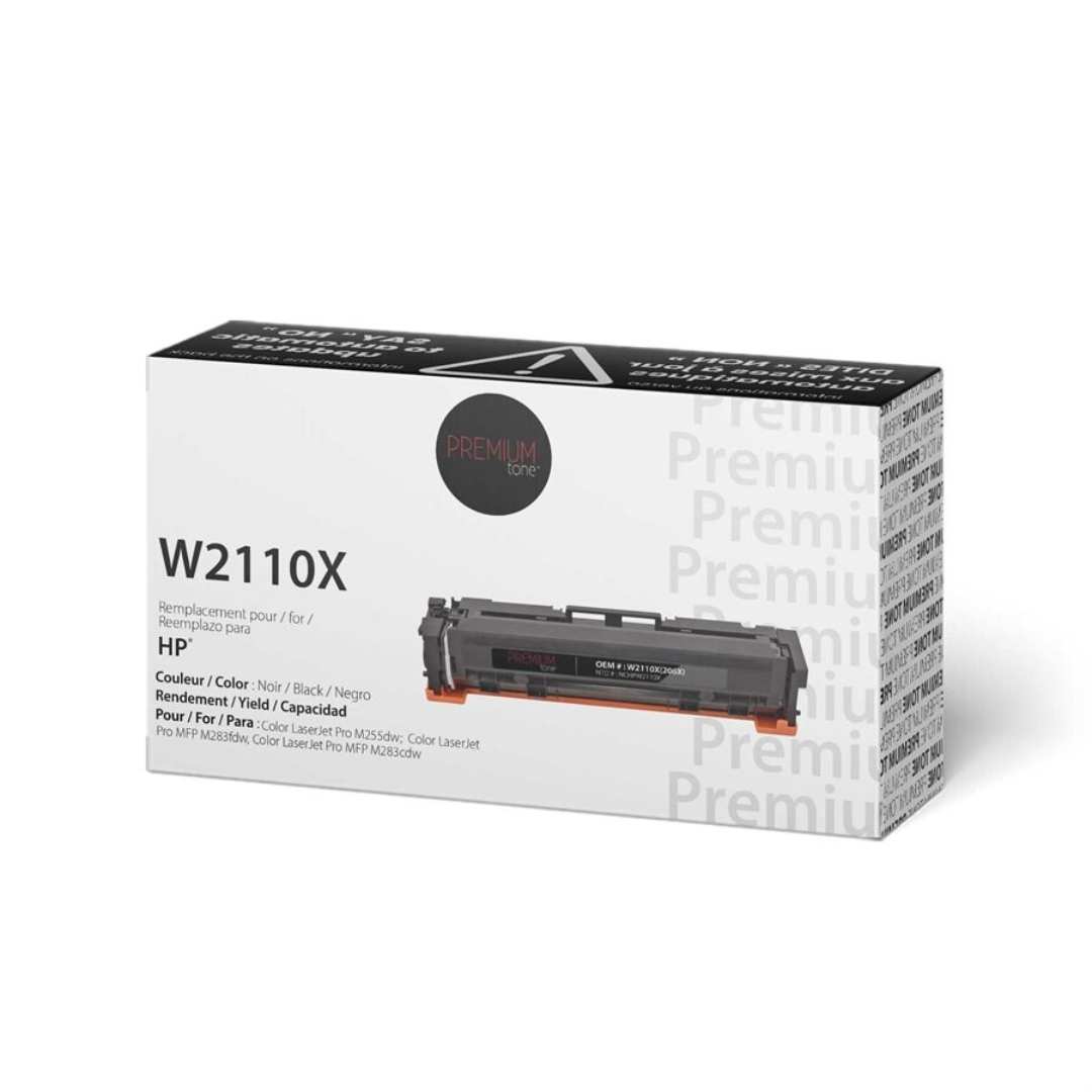 Toner compatible HP W2110X / 206X YRTS Noir 3.1K