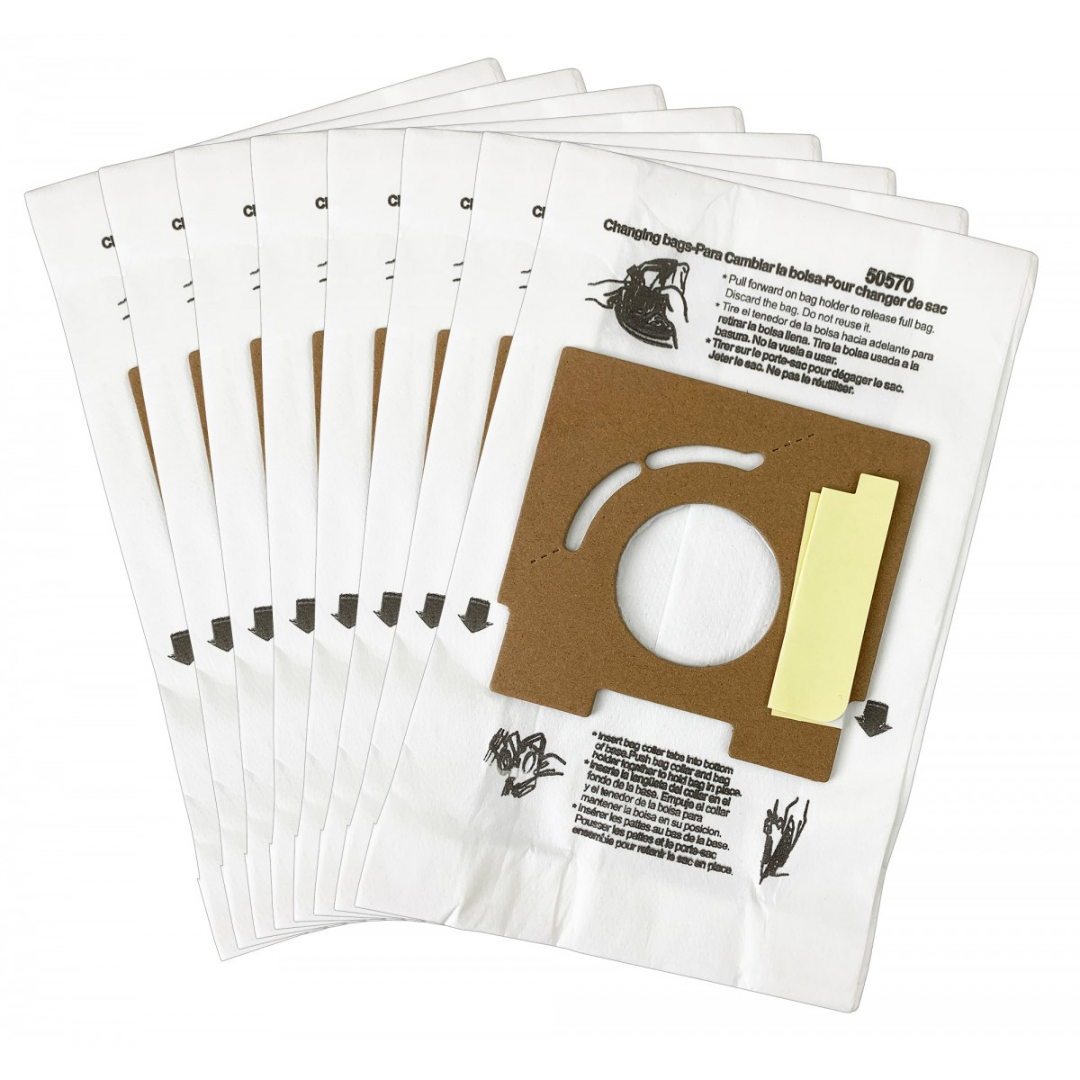 Sac microfiltre pour aspirateur chariot Kenmore C13 type 50570 - paquet de 8 sacs - Envirocare 202