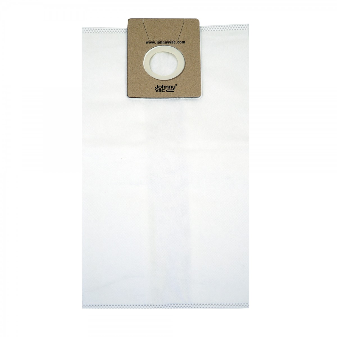 Sac microfiltre HEPA pour aspirateur Johnny Vac modèles JV10W et Ghibli AS10, ASL7, AS8 - paquet de 5 sacs