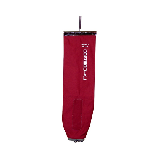 Sac en tissu avec glissière pour aspirateur vertical commercial - Rouge