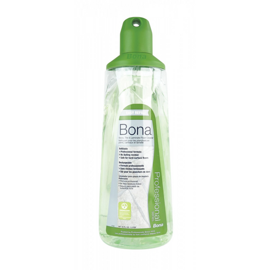 Bouteille de rechange - planchers de bois franc - solution nettoyante pour vadrouille Bona - 34 oz (1 L) - Bona SJ363CS-8