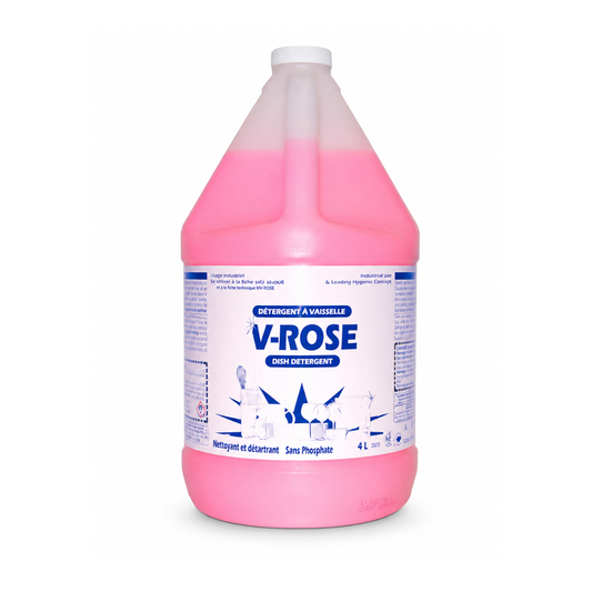 Savon à vaisselle Rose 4L