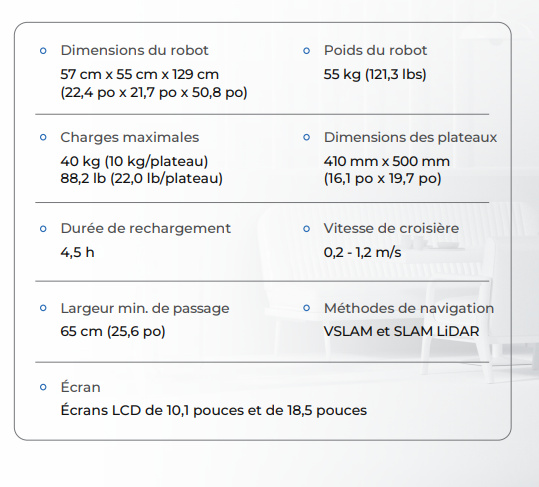 Robot de livraison et communication interactive - BellaBot Pro - PUDU