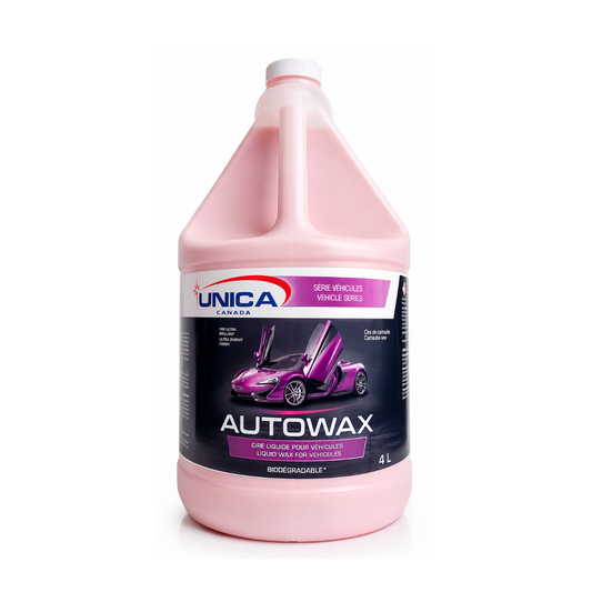 AUTOWAX Cire liquide avec Carnauba pur pour automobile 4 x 4L