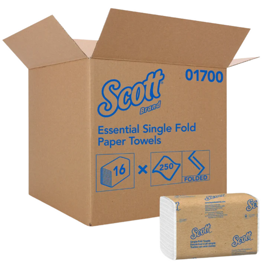 Essuie-mains blanc - Kimberly-Clark 01700 (Caisse de 16)