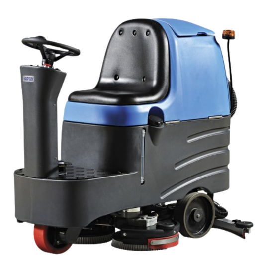 Autorécureuse autoportée Johnny Vac JVC70RIDERN - 28" (711 mm) de largeur de nettoyage - autonomie moyenne de 3h. - batterie et chargeur inclus