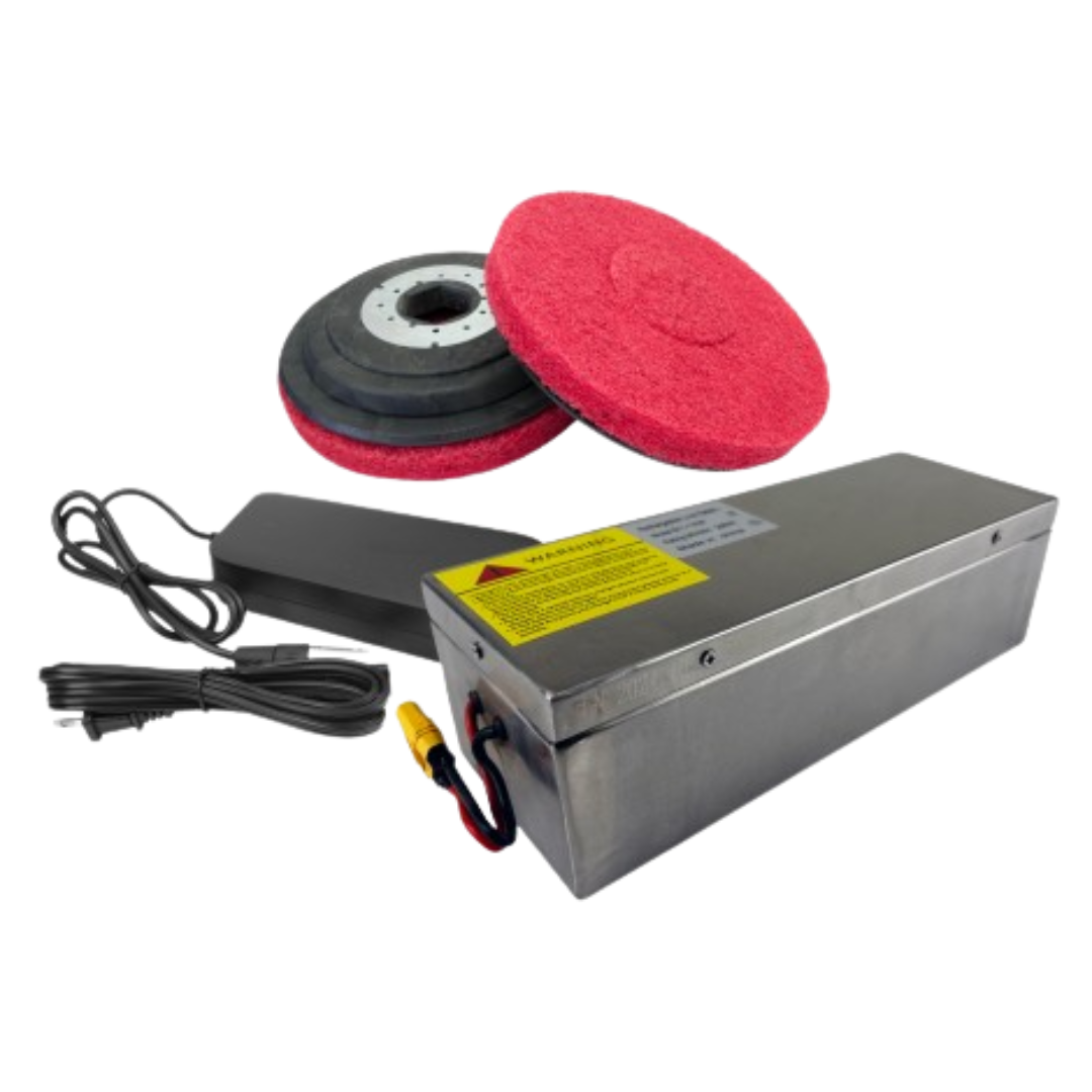 Autorécureuse double brosse avec batterie au lithium - largeur de nettoyage de 17"