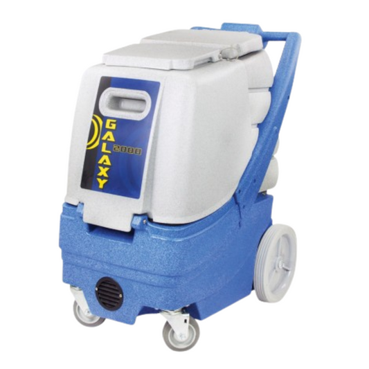 Laveuse à tapis Galaxy 2000SX-HR par Edic -12 gal - réservoir de récupération 11 gal - 100 psi - 13,5 A - MACHINE SEULE