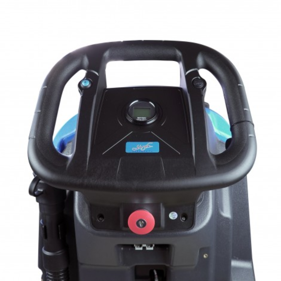 Johnny Vac - Autorécureuse d’une largeur de 18" avec batterie de 24V 200 A/H et chargeur, rendement de 1950 m2/h - 40L cuve eau propre / 45L cuve de recuperation