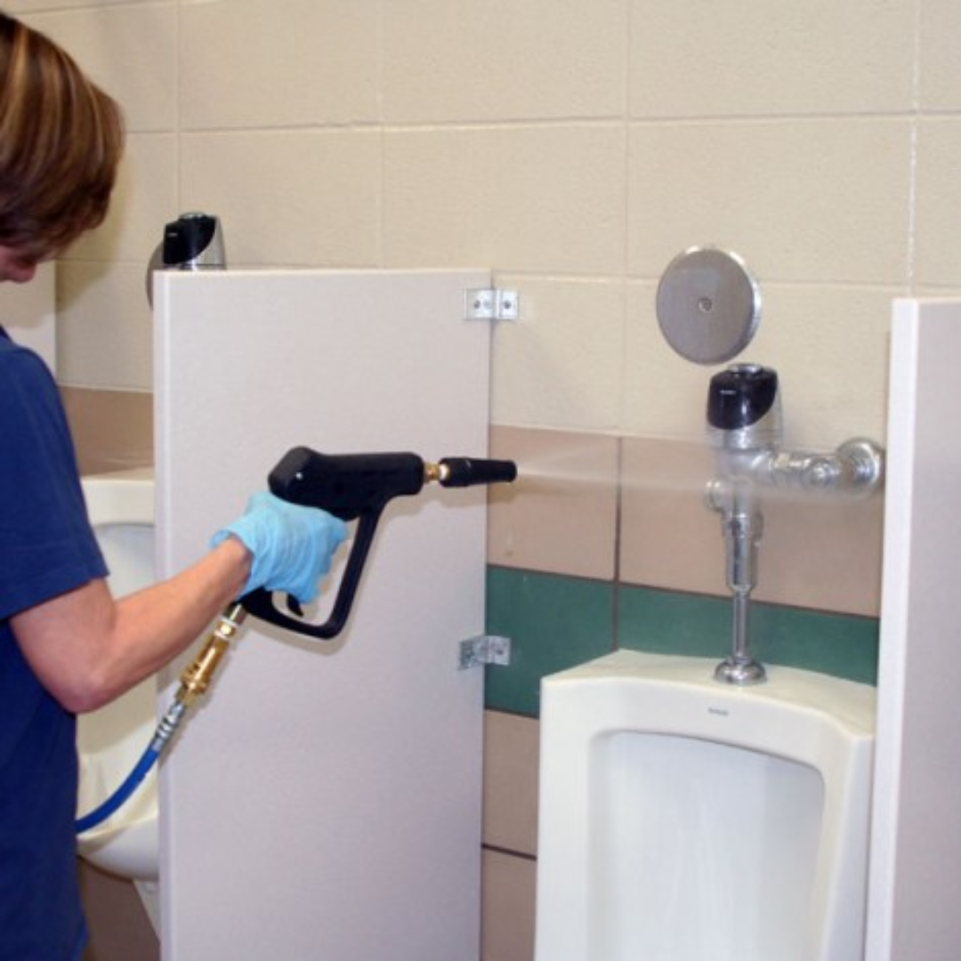 Système de nettoyage et de restauration de toilettes publiques - CR2 "TOUCH-FREE"