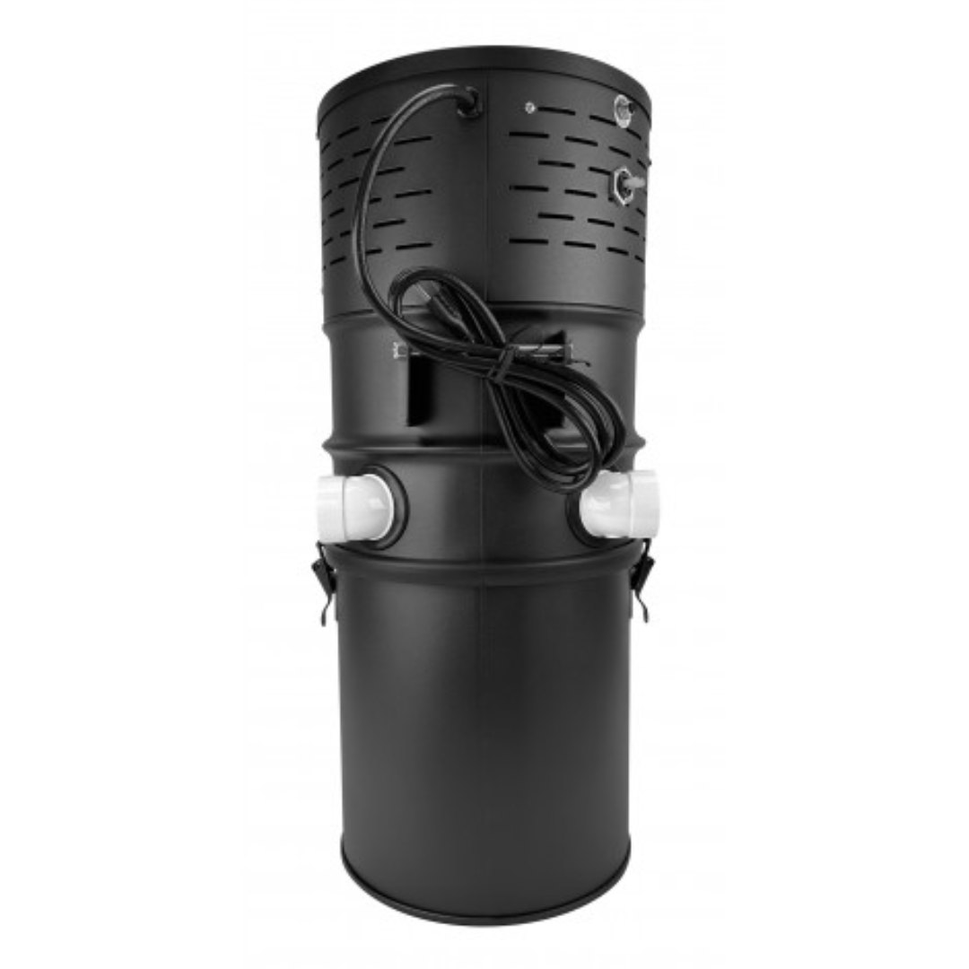 Aspirateur central - 540 watts-air - capacité de 16 L (4 gal) - support mural - filtre microtex - sac HEPA