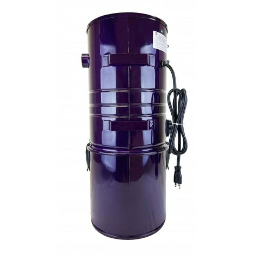 Aspirateur central Johnny Vac - silencieux - 650 watts-air - capacité du réservoir 5 gal (19 L) - Support mural - filtre Microtex - sac HEPA