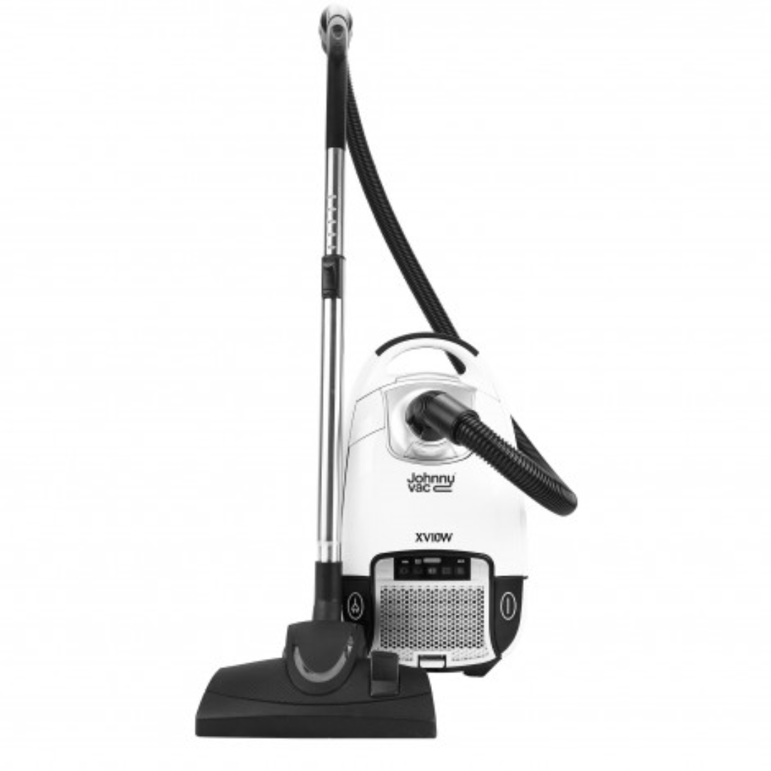 Aspirateur-chariot - avec brosse combinée pour tapis et planchers - 1300W - 11 ampères - blanc et noir