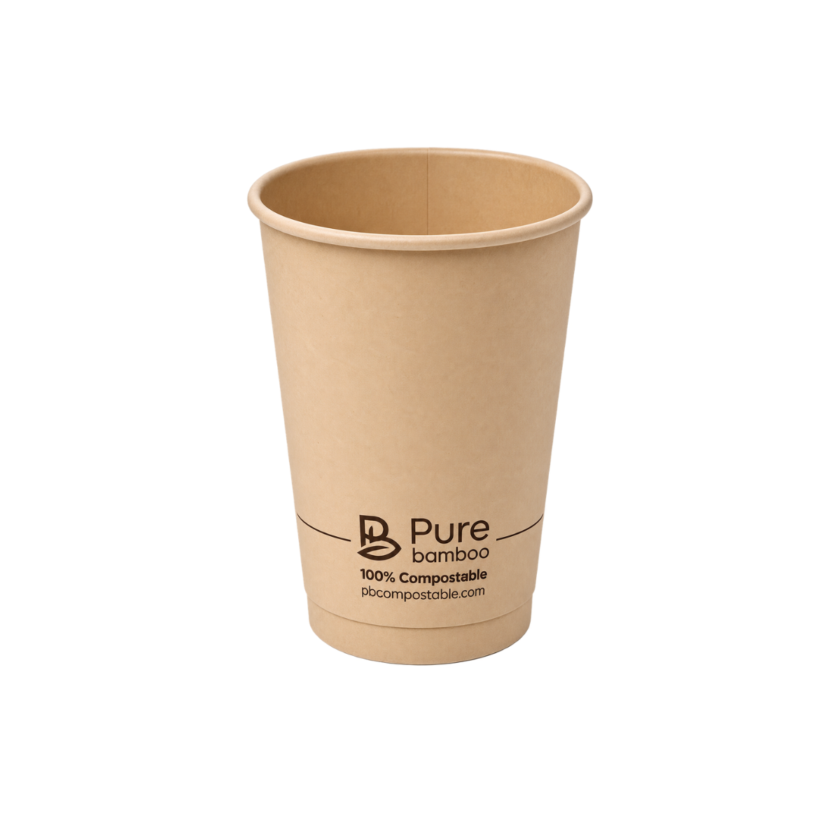 Verre chaud double paroi 12oz Pure Bamboo - 500/caisse