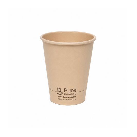 Verre chaud simple paroi 10oz Pure Bamboo - 1000 par caisse