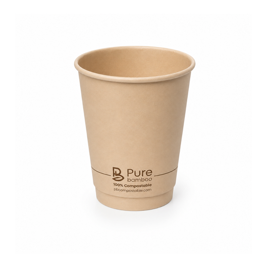 Verre chaud double paroi 10oz Pure Bamboo - 1000/caisse