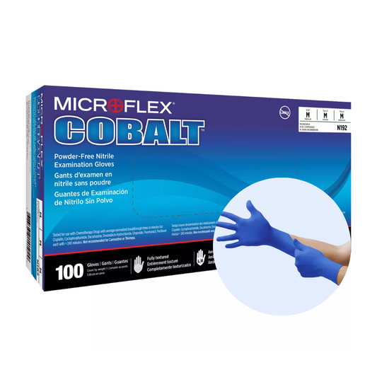 Gants en nitrile Ansell Microflex Cobalt N19 10 X 100