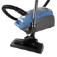 Aspirateur chariot - Johnny Vac Silenzio BLEU - filtration HEPA - sac HEPA - balai à air turbo Wessel-Werk - manchon télescopique - ensemble de brosses