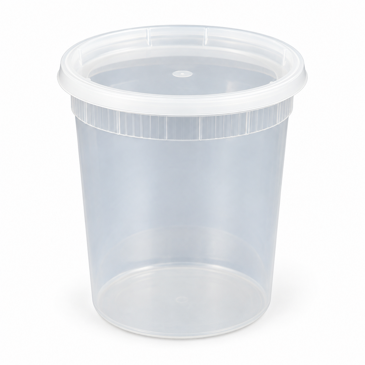 Contenant deli clair 32 oz en polypropylène avec couvercle — EBDLC032