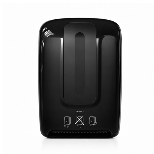 Distributrice Noir Manuelle Sans Contact Pour Papier Mains