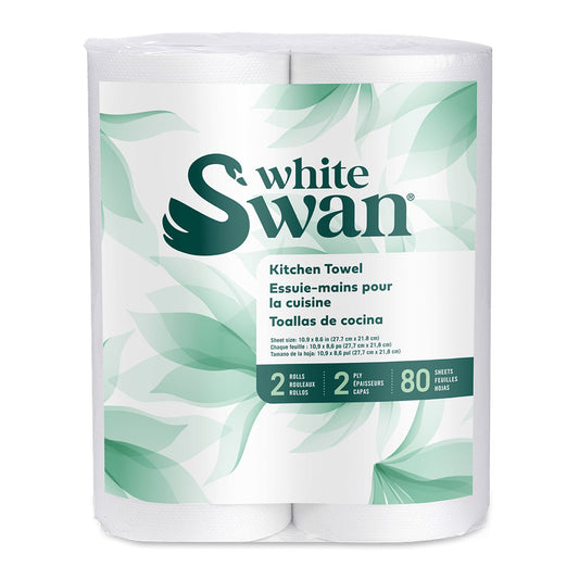 essuie-tout-white-swan-blanc-2-plis-2-rouleaux-80-feuilles-kruger-01870-produit